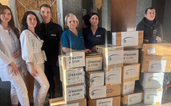 Подяка від медичного закладу організації БФ “Разом для України” за гуманітарну допомогу