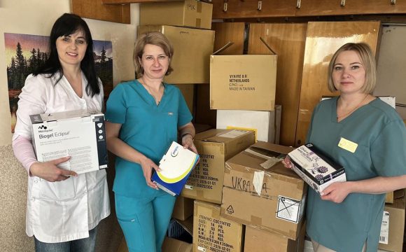 652 Тернопільська центральна районна лікарня отримала гуманітарну допомогу з Німеччини