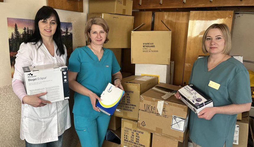 Тернопільська центральна районна лікарня отримала гуманітарну допомогу з Німеччини
